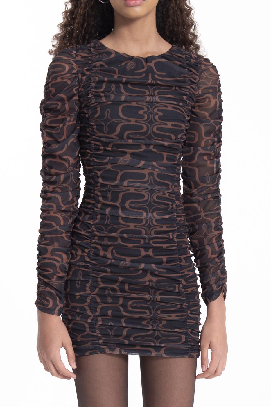 BSL Women Drapped tulle detailed mini dress - Vila Real