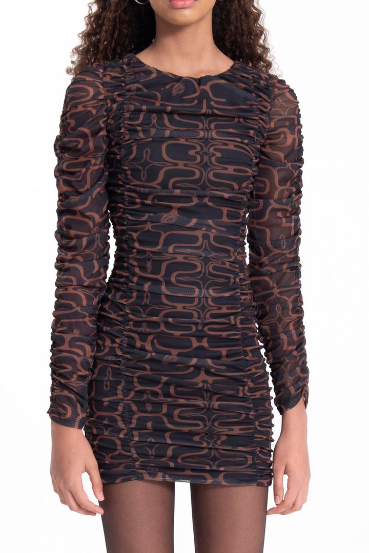 BSL Women Drapped tulle detailed mini dress - Vila Real