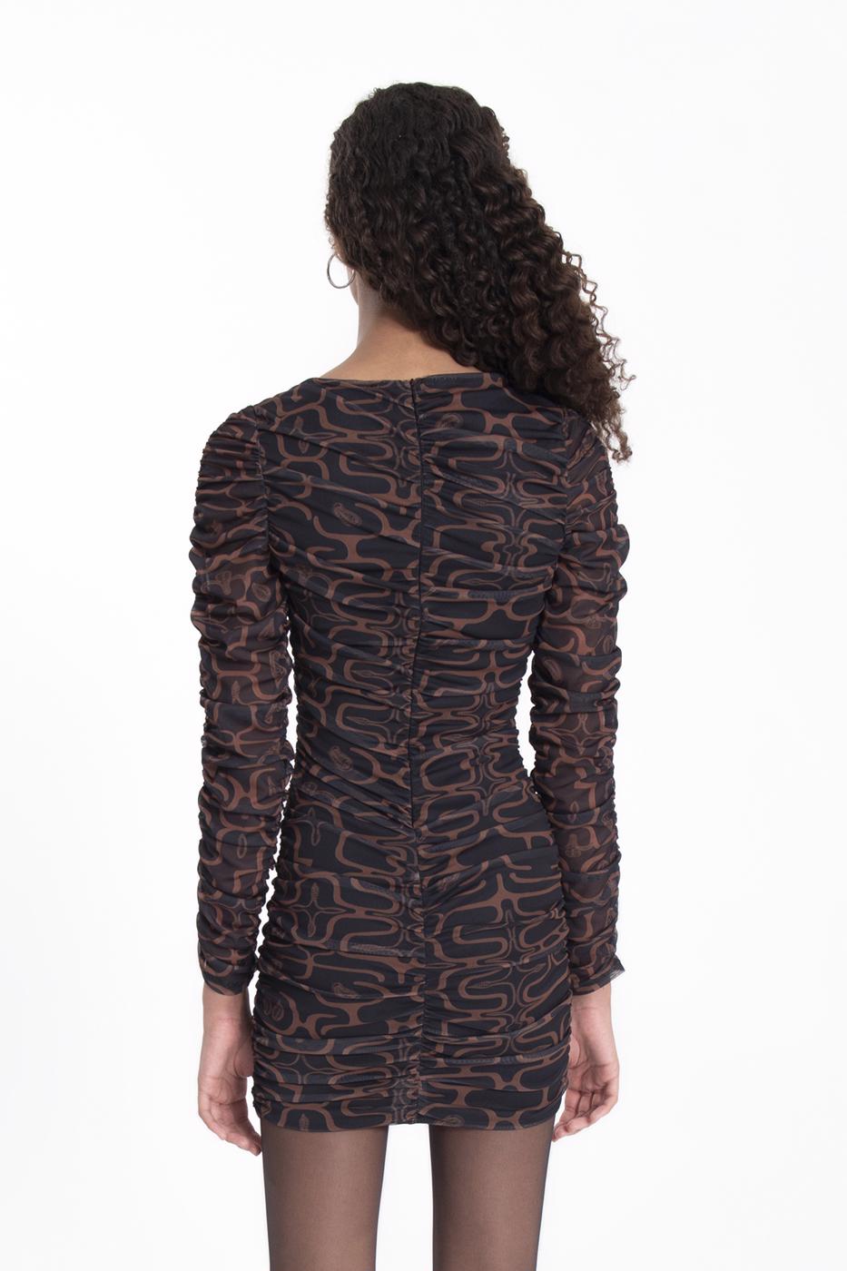 BSL Women Drapped tulle detailed mini dress - Vila Real