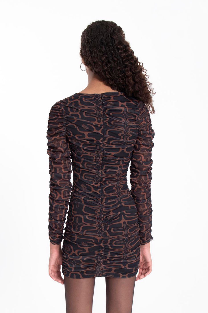 BSL Women Drapped tulle detailed mini dress - Vila Real