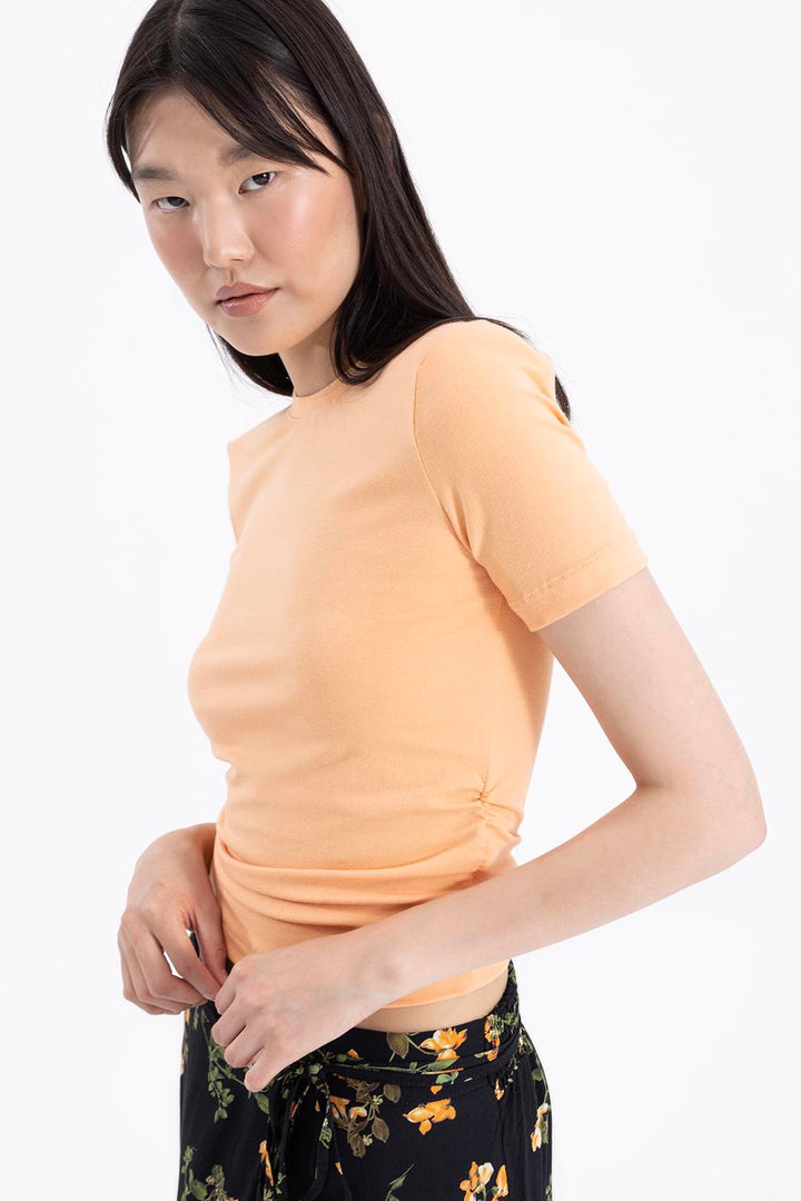 BSL Women Draped Padded T-shirt - Pittsburgh