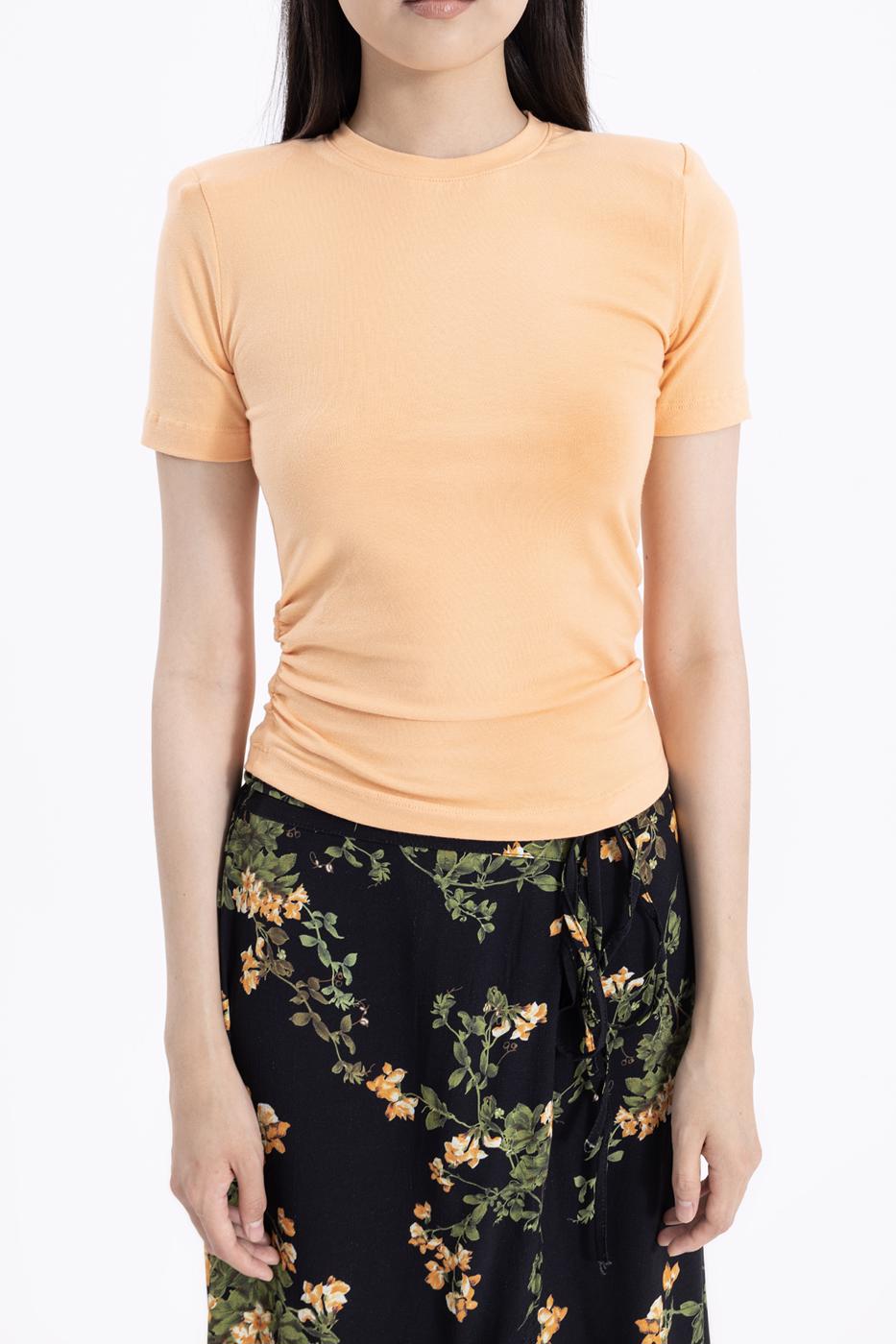 BSL Women Draped Padded T-shirt - Pittsburgh