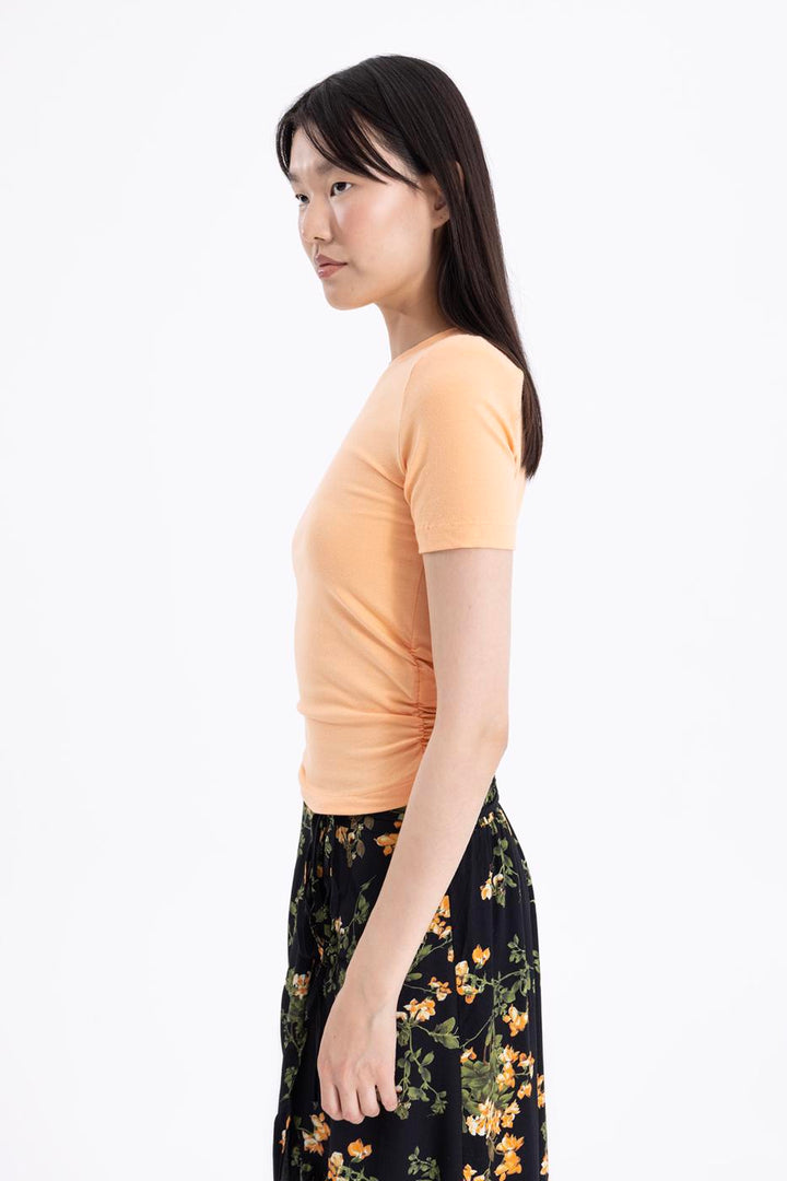 BSL Women Draped Padded T-shirt - Pittsburgh