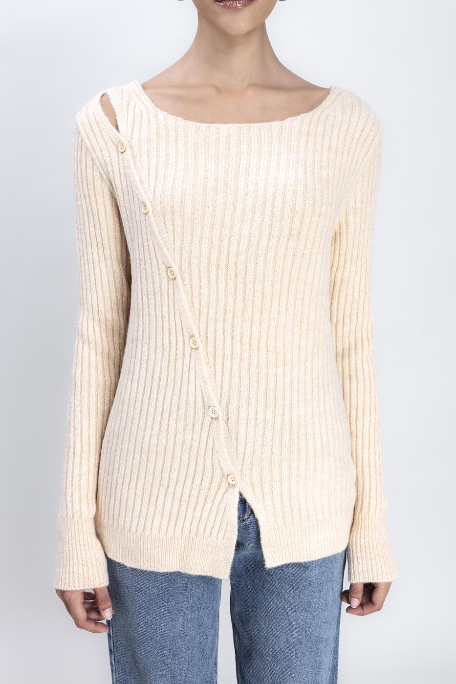 BSL Women Button Detailed Knit Top - Heroica Matamoros