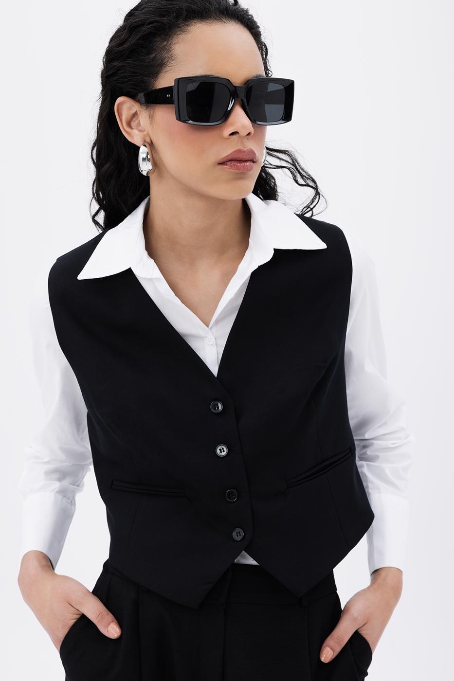 BSL Women Buttoned Fit Vest - Alkmaar