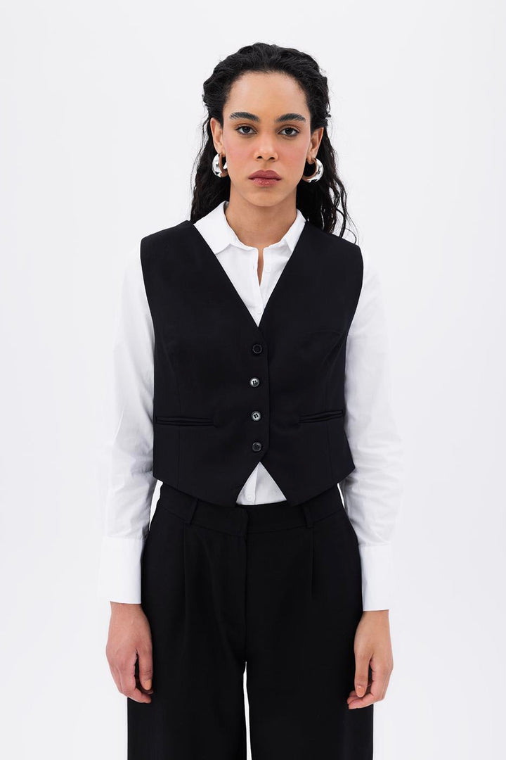 BSL Women Buttoned Fit Vest - Alkmaar