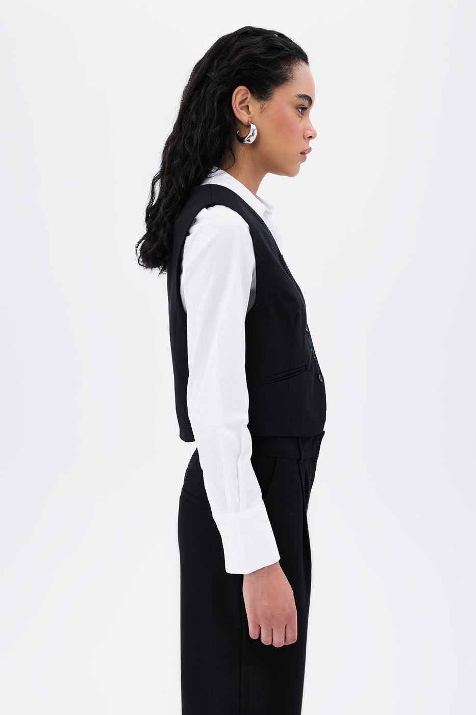BSL Women Buttoned Fit Vest - Alkmaar