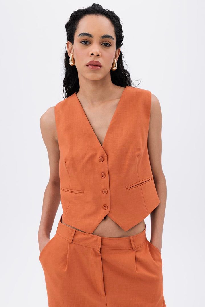 BSL Women Buttoned Fit Vest - Barsinghausen