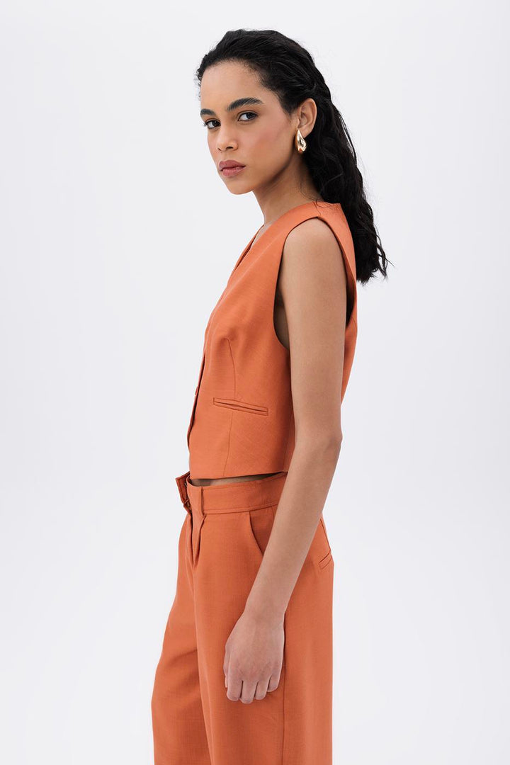 BSL Women Buttoned Fit Vest - Barsinghausen