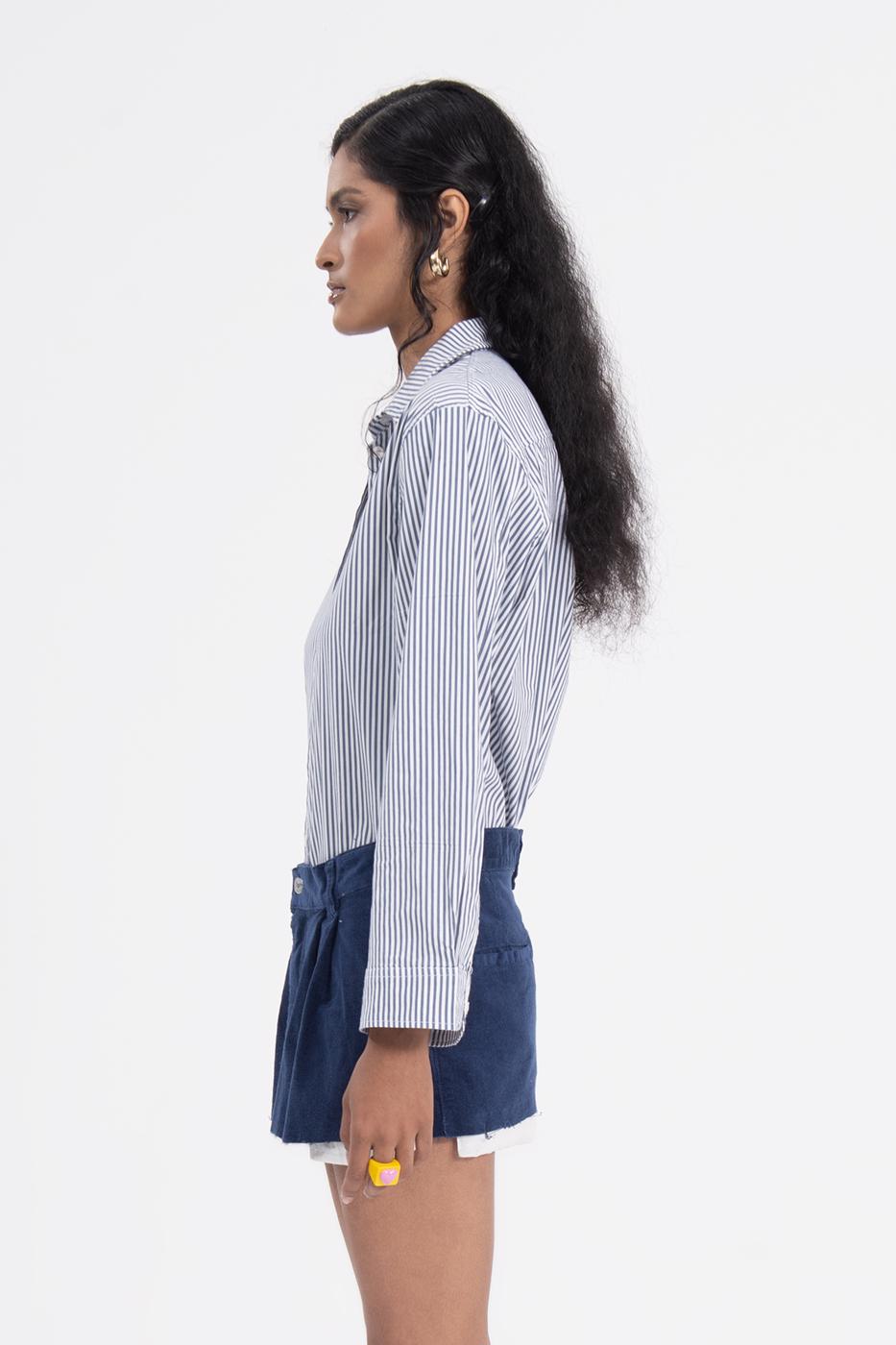 BSL Women Low rise pleated velvet mini skirt - Lancaster