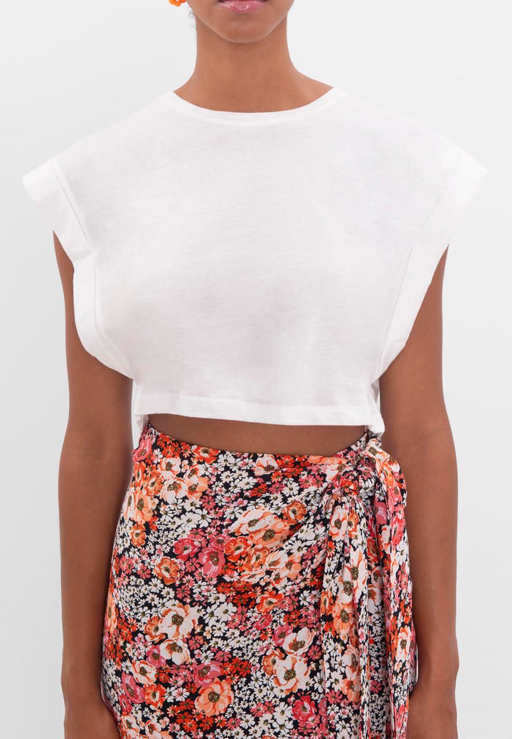 BSL Women Dropped shoulder crop T-shirt - Cholet