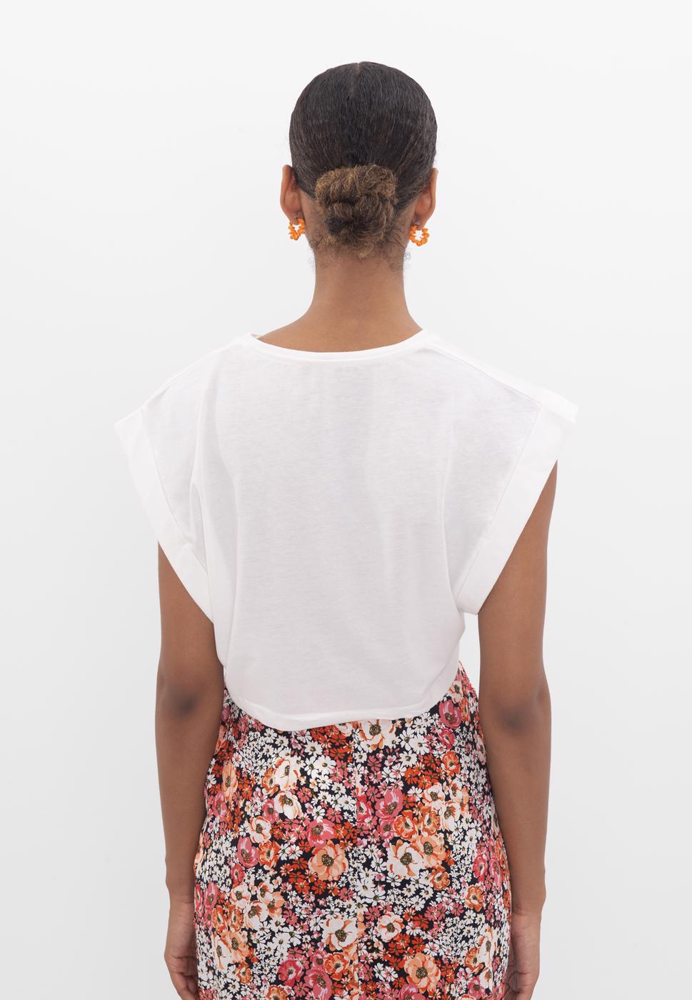 BSL Women Dropped shoulder crop T-shirt - Cholet