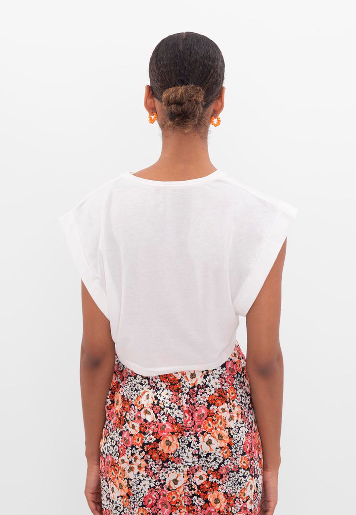 BSL Women Dropped shoulder crop T-shirt - Cholet