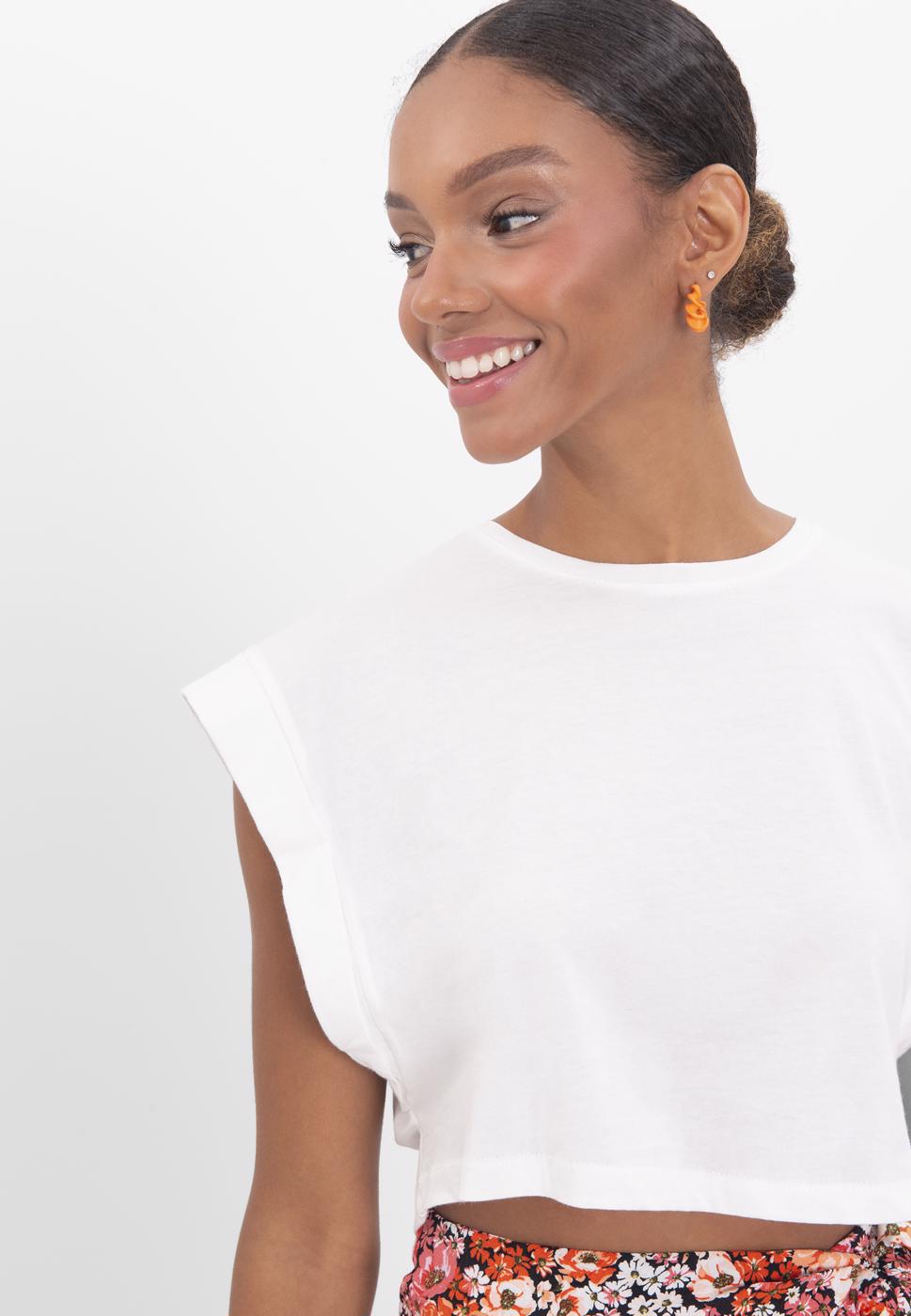 BSL Women Dropped shoulder crop T-shirt - Cholet
