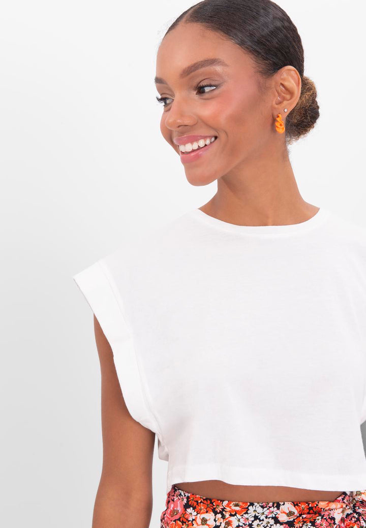 BSL Women Dropped shoulder crop T-shirt - Cholet