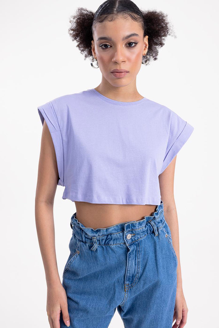 BSL Women Dropped shoulder crop T-shirt - Krefeld