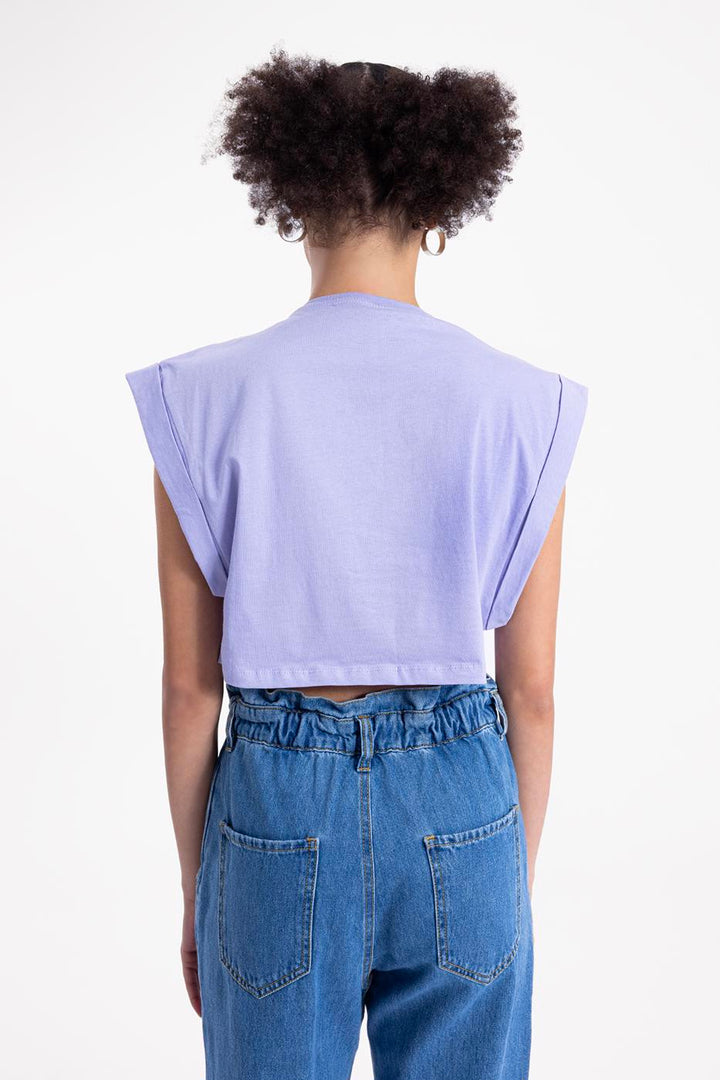 BSL Women Dropped shoulder crop T-shirt - Krefeld