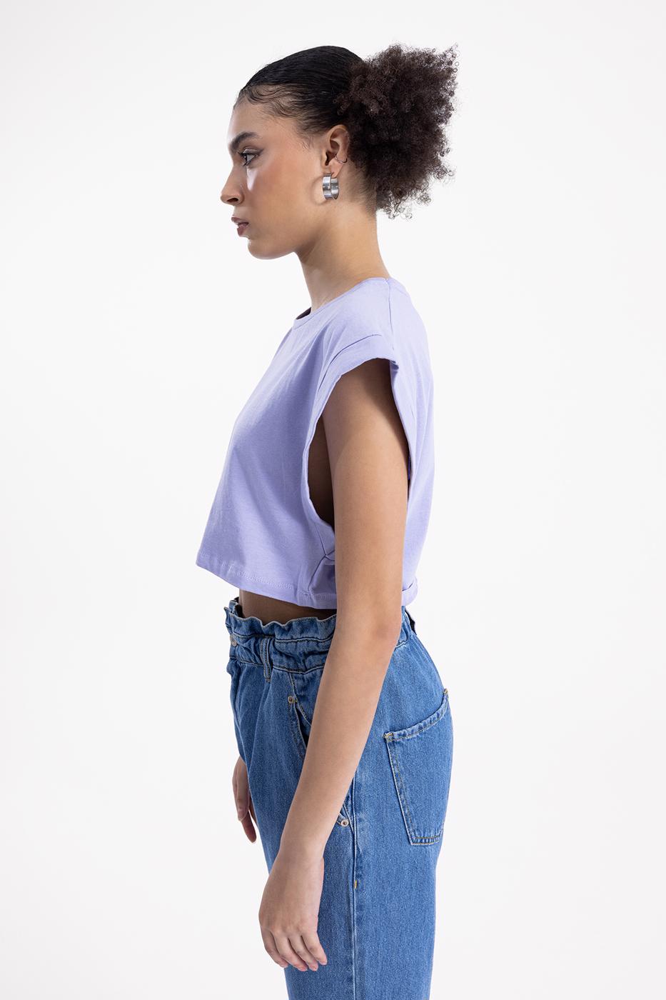 BSL Women Dropped shoulder crop T-shirt - Krefeld