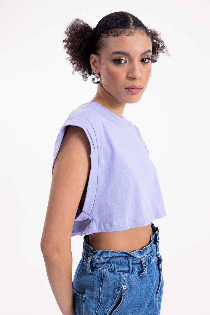 BSL Women Dropped shoulder crop T-shirt - Krefeld