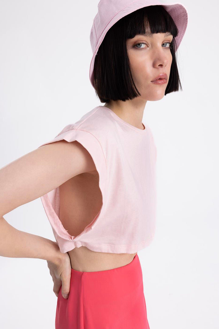BSL Women Dropped shoulder crop T-shirt - Monreale