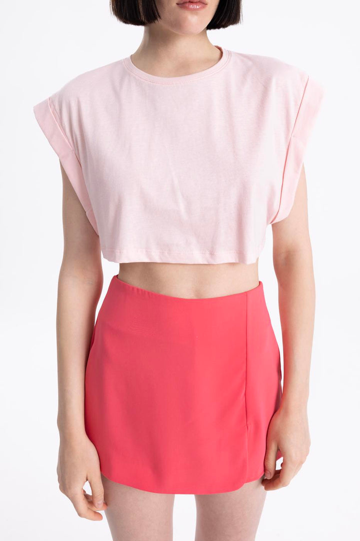 BSL Women Dropped shoulder crop T-shirt - Monreale