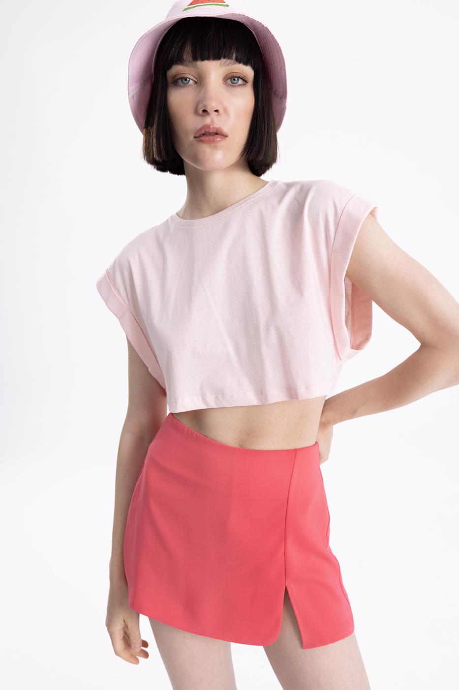 BSL Women Dropped shoulder crop T-shirt - Monreale