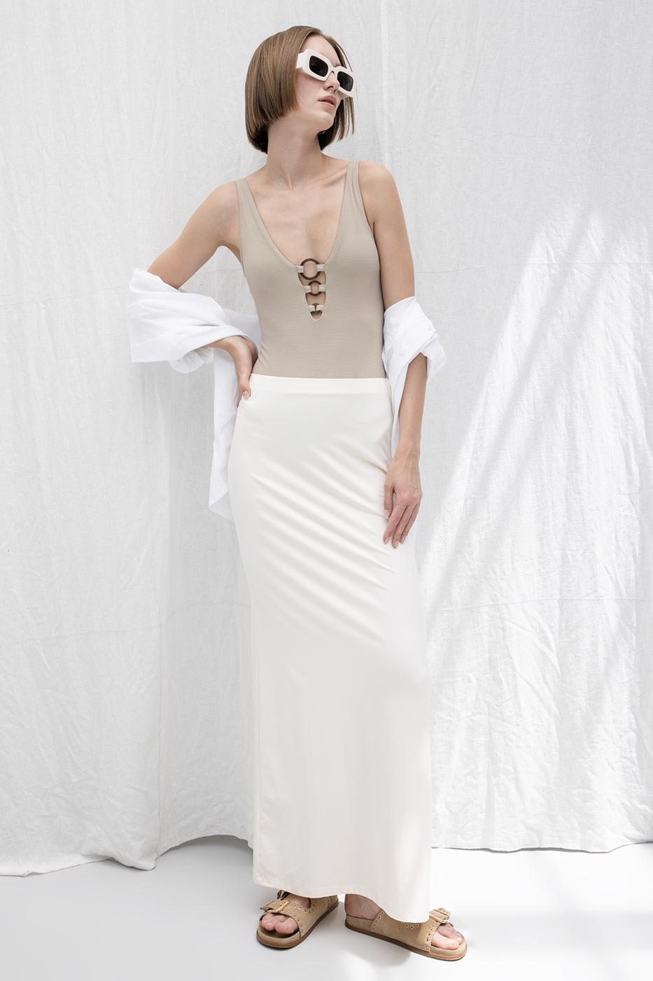 BSL Women Straight Tight Midi Skirt - Hagerstown