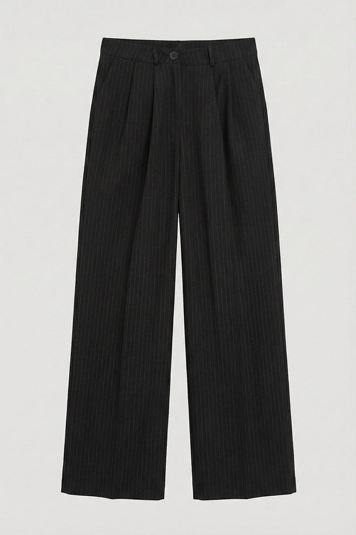 BSL Women Straight Cut Loose Trousers - Halberstadt