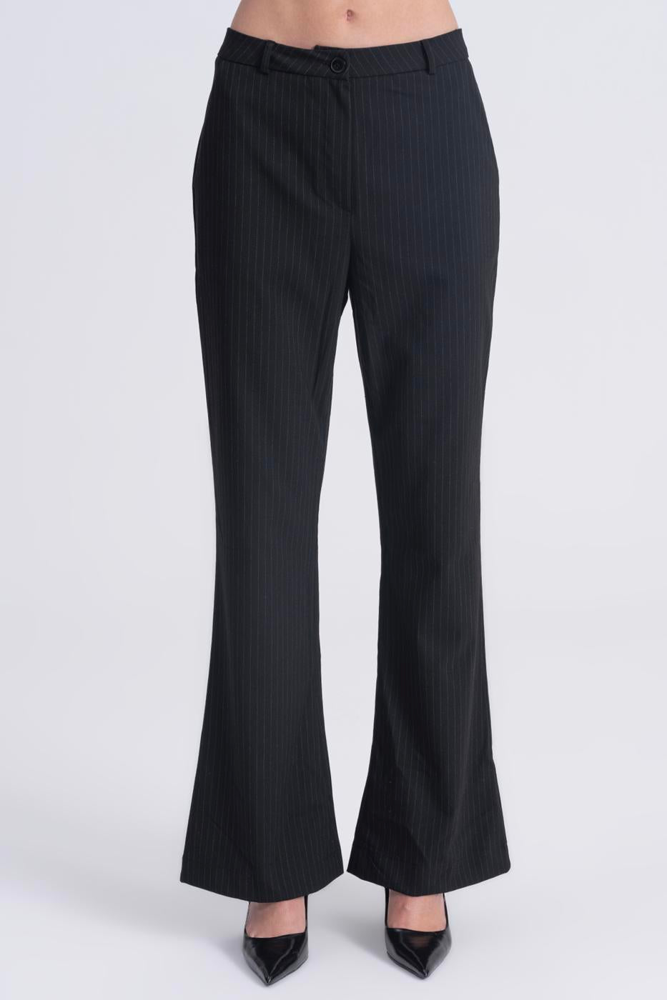 BSL Women Straight Cut Fabric Trousers - Vénissieux