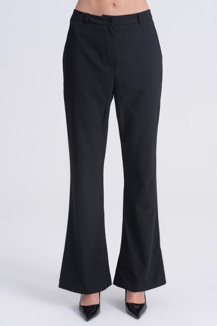 BSL Women Straight Cut Fabric Trousers - Vénissieux