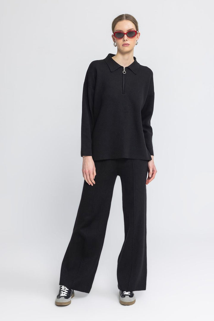 BSL Women Straight Cut Knitwear Trousers - Murfreesboro
