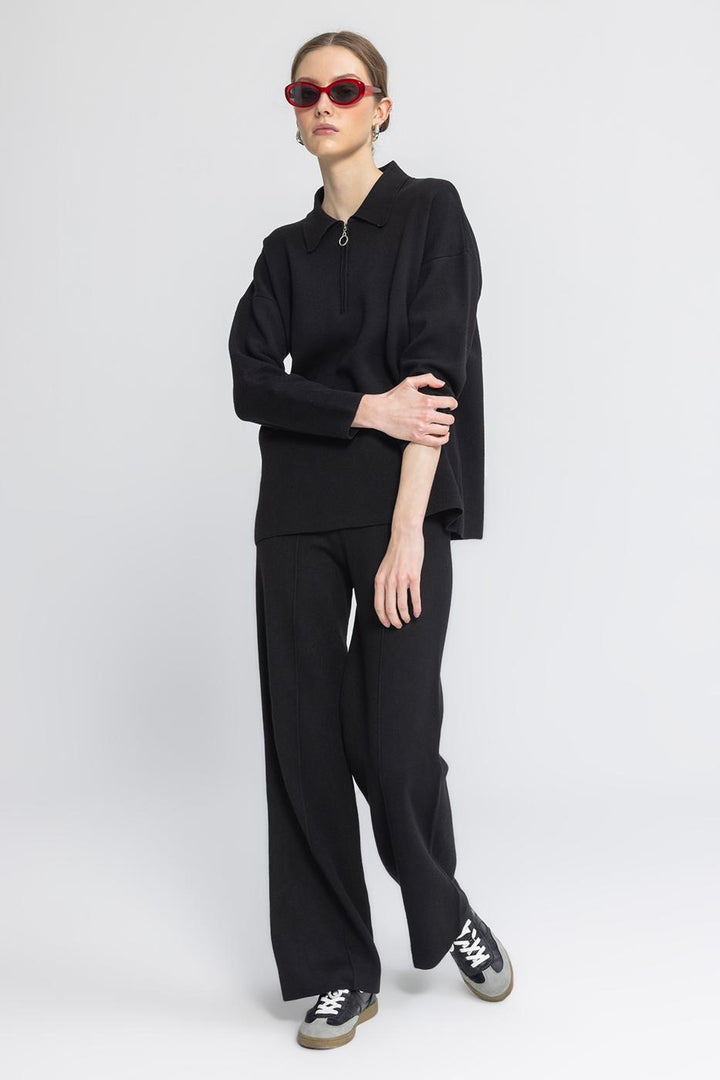 BSL Women Straight Cut Knitwear Trousers - Murfreesboro