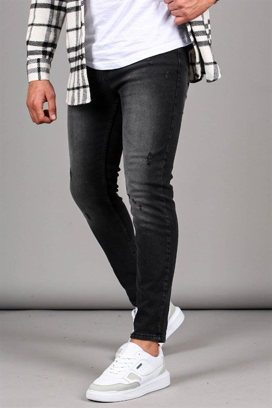 MDX Straight Leg Comfort Fit Men's Black Jeans 6330 - Vlaardingen