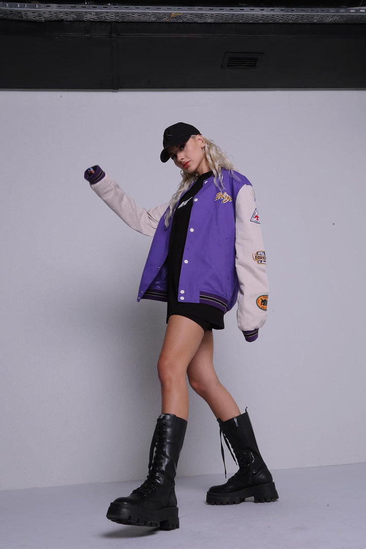HLLY Women Kelly Jacket Purple - West Des Moines
