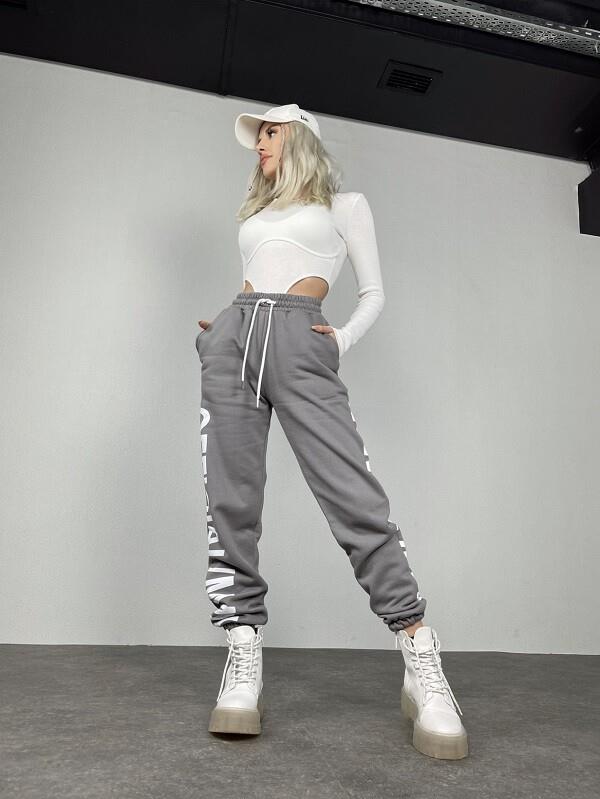 HLLY Women Dean Sweatshirt Gray - Arlington Heights