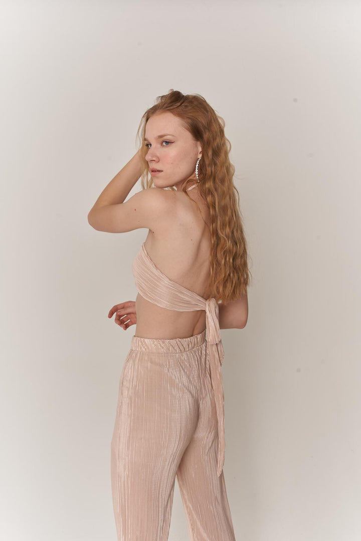 HLLY Women Cardy Blouse Beige - Kremenchuk