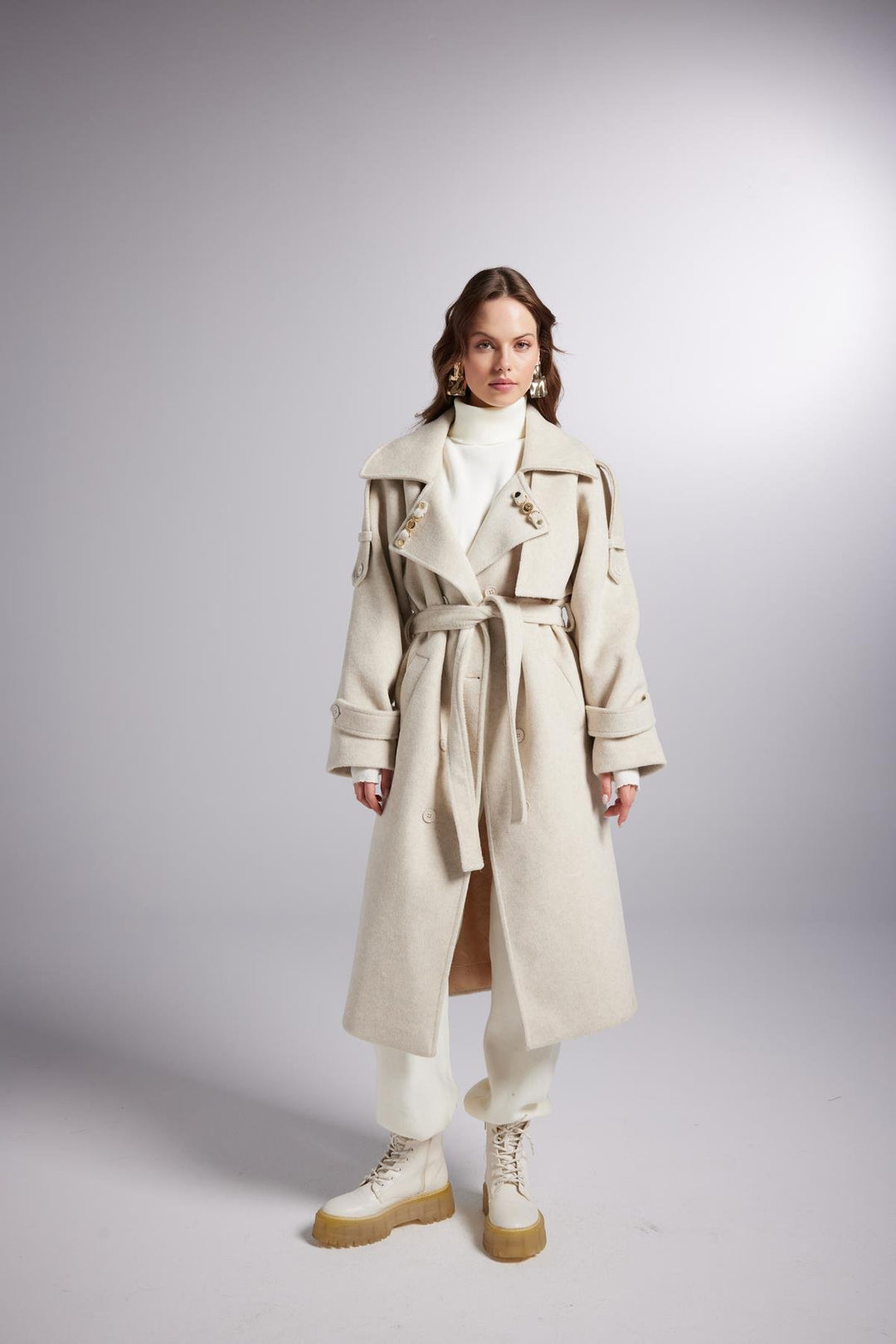 HLLY Women Woody Sled Beige - Fullerton