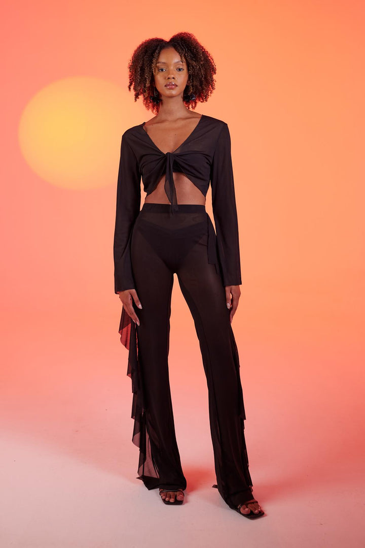 HLLY Women Jix Pareo Set Black - Meppel
