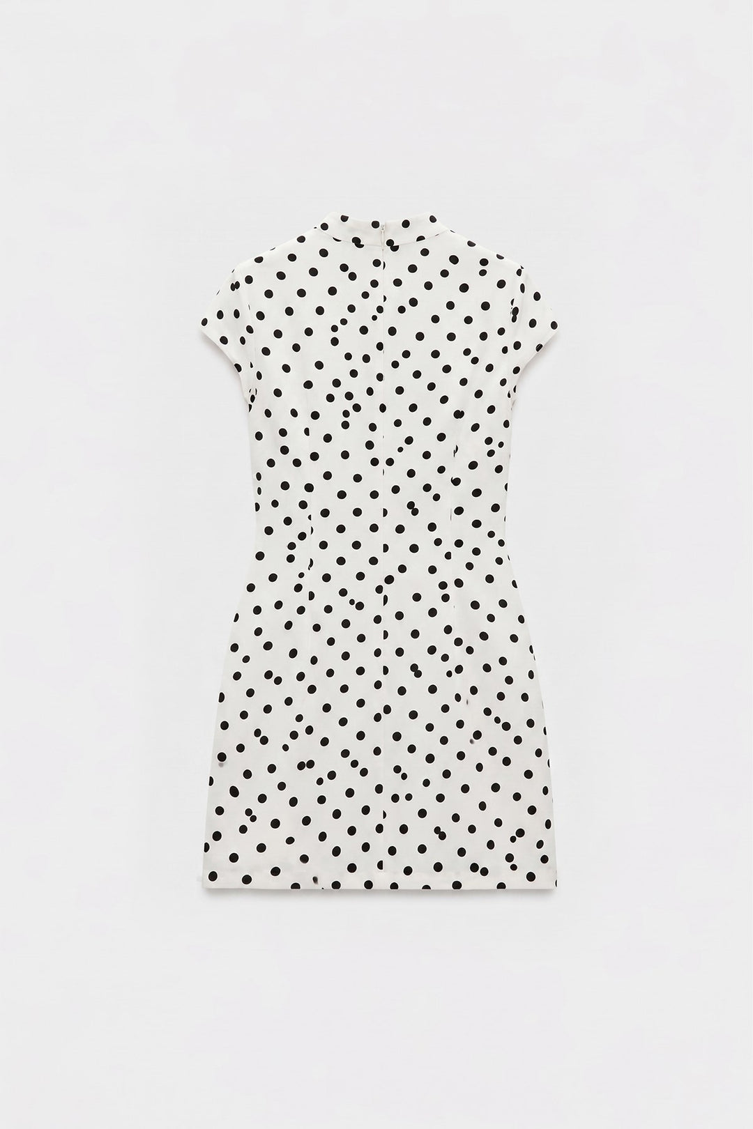 ANT Short Dress with Lace-Up Polka Dot Pattern - Boulogne-sur-Mer