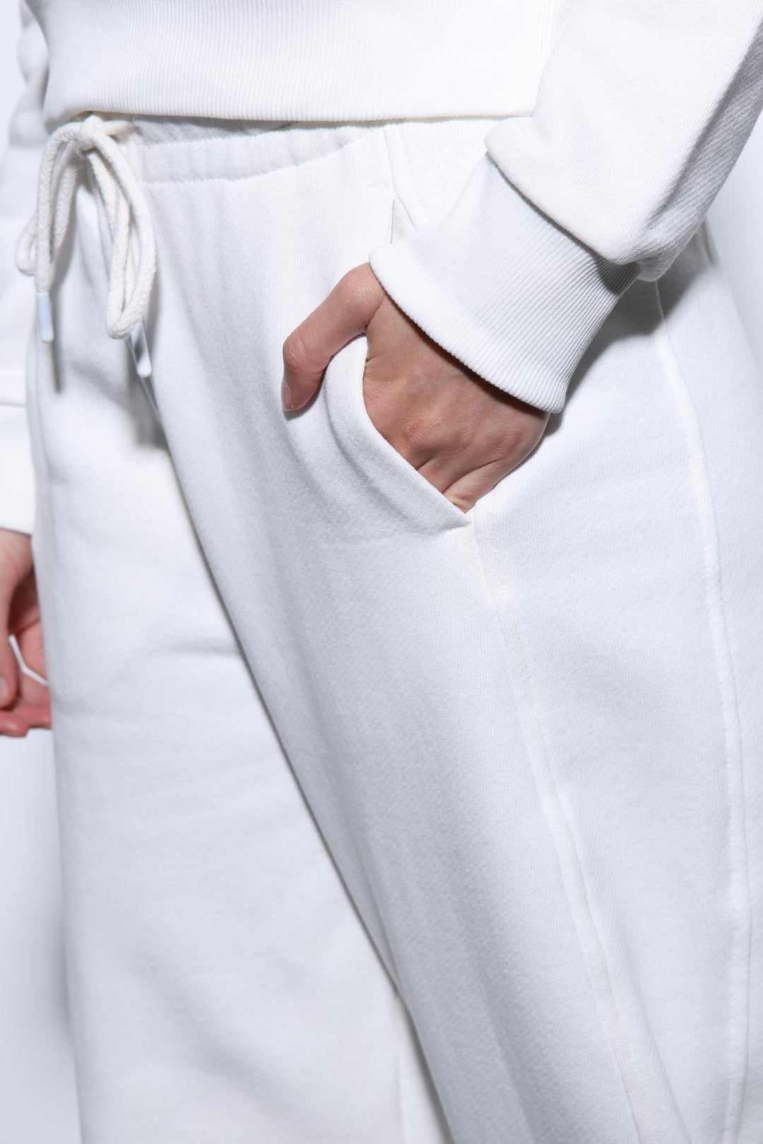 ANT Antioch Ecru Basic Straight Leg Women's Sweatpants - Natick