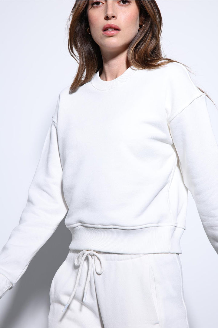 ANT Antioch Ecru Basic Women's Sweatshirt - Colmenar Viejo