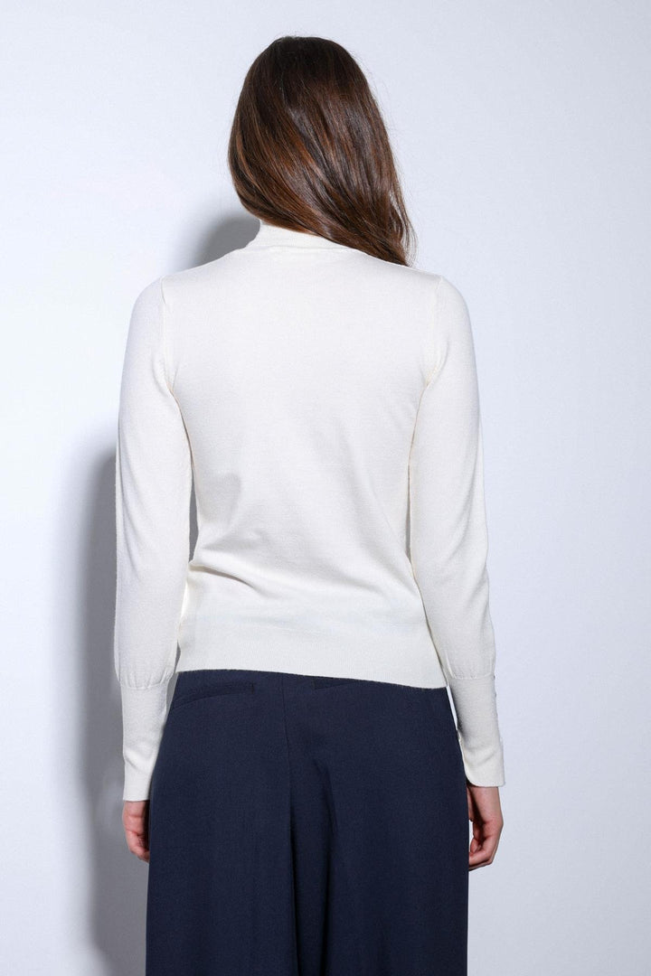 ANT Antioch Ecru Turtleneck Sweater - Backnang