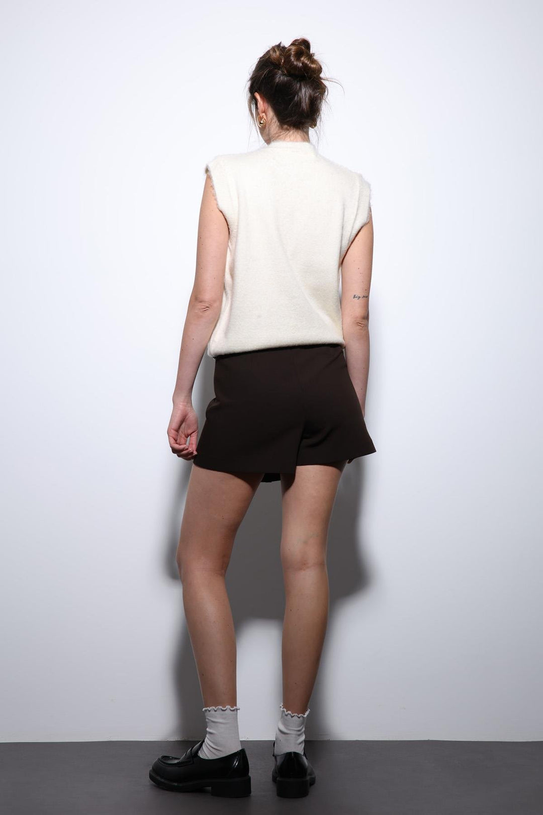 ANT Antioch Ecru Textured Women's Knit Vest - Southaven