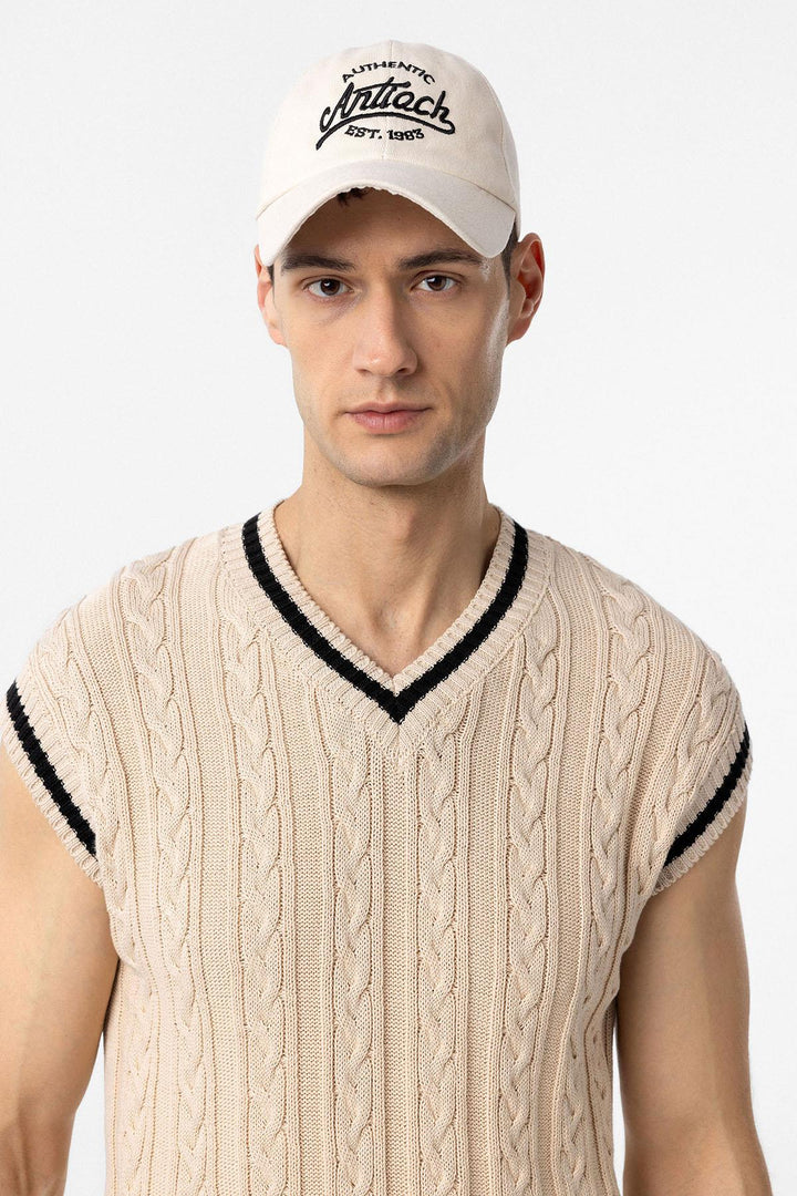 ANT Antioch Ecru Embroidered Men's Hat - Greenfield