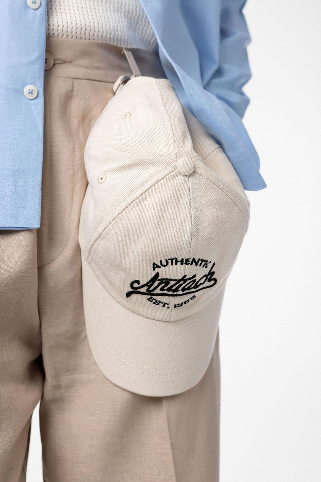 ANT Antioch Ecru Embroidered Men's Hat - Greenfield