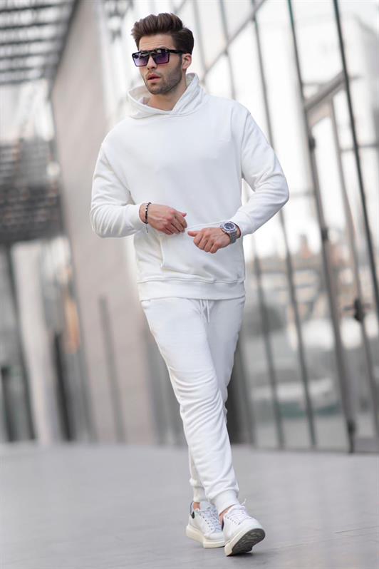 MDX Ecru Hooded Basic Tracksuit Set 5928 - Stade