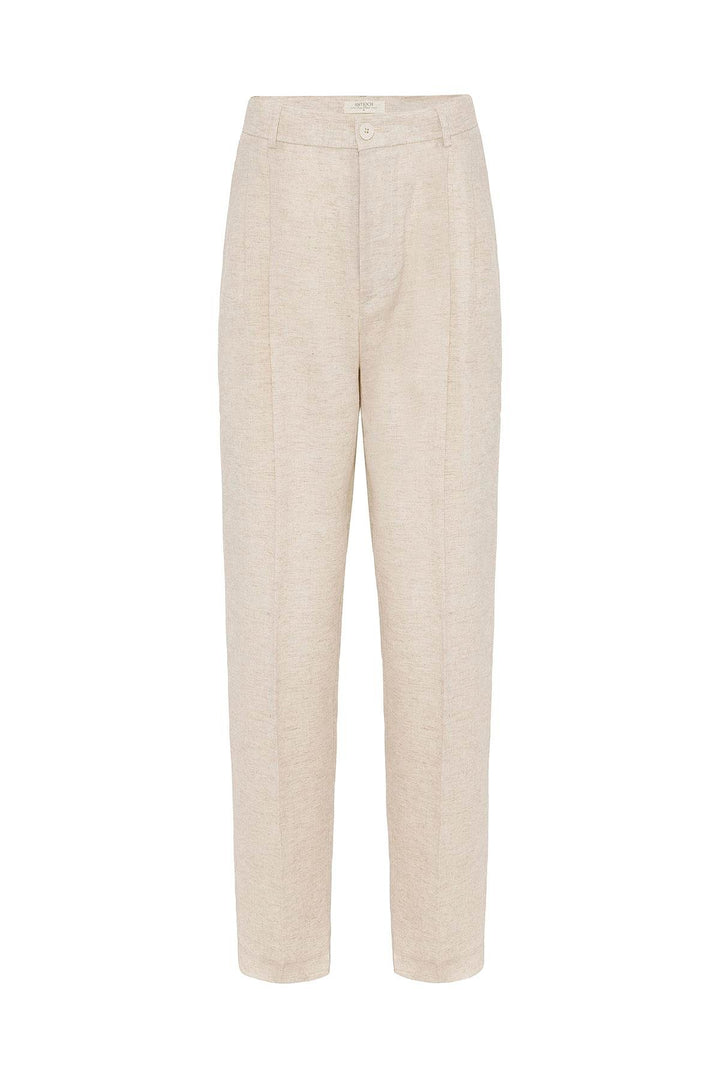 ANT Antioch Ekru Keten Karışımlı Erkek Baggy Pantolon - Watsonville