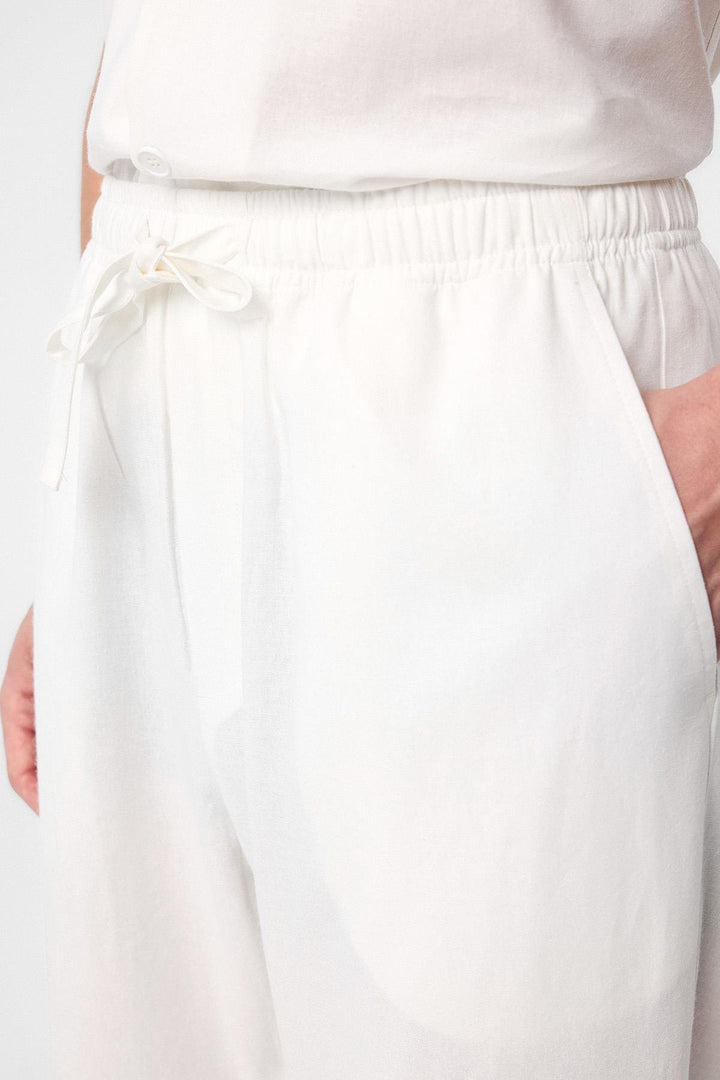 ANT Antioch Ecru Cotton Blend Jogger Men's Pants - Watford