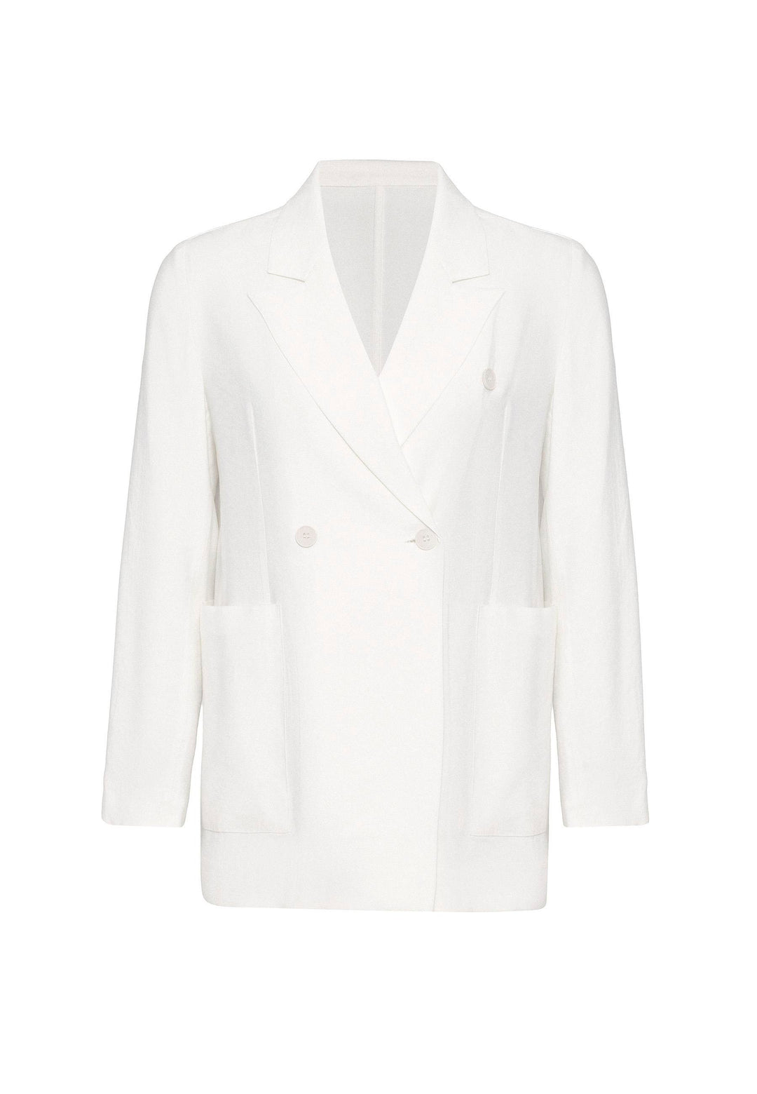 ANT Antioch Ecru Crossed Women's Blazer Jacket - Barrie