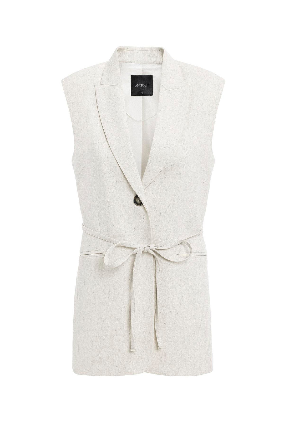 ANT Antioch Ecru Belted Women's Vest - Ciudad de Melilla